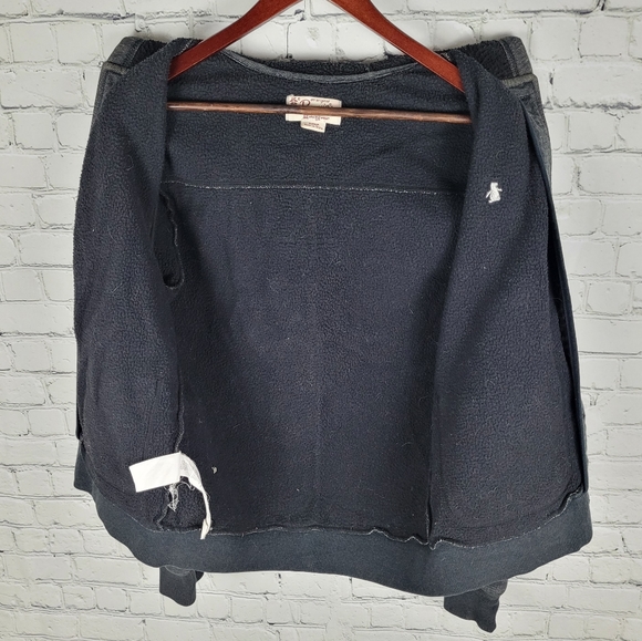 ORIGINAL PENGUIN | button up hooded sweatshirt jacket - Picture 4 of 10